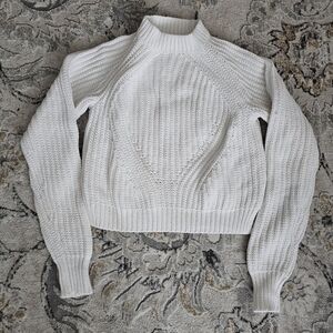 La hearts chunky cable knit sweater